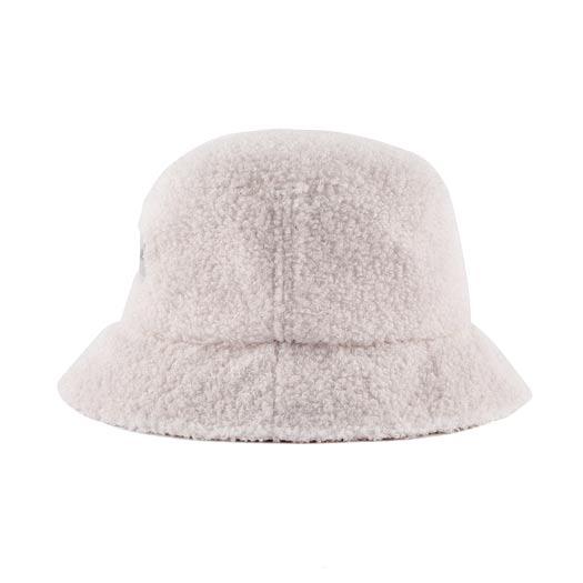 white velvet bucket hat for women KN2012144