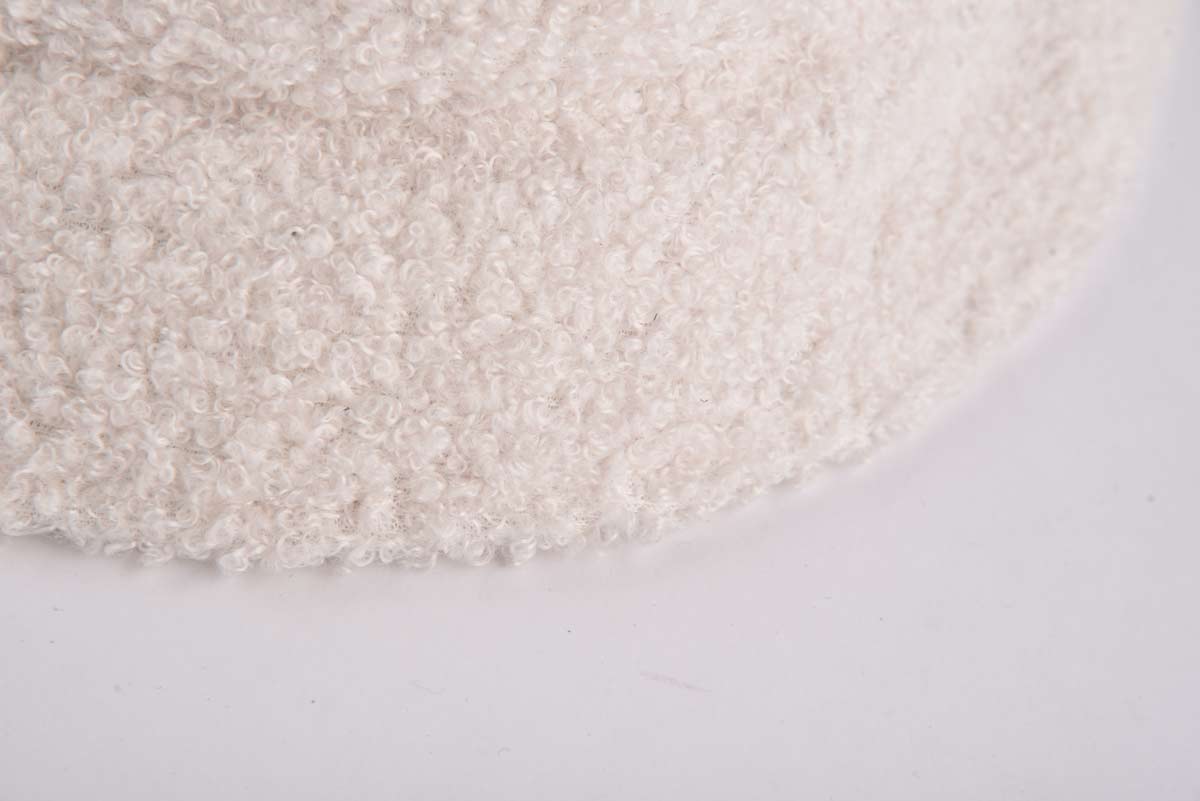 white women velvet buckett hat with a narrow-down brim KN2012144 white women velvet buckett hat with a narrow-down brim KN2012144