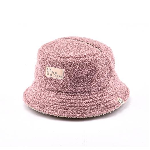 women pink teddy bucket hat KN2012074