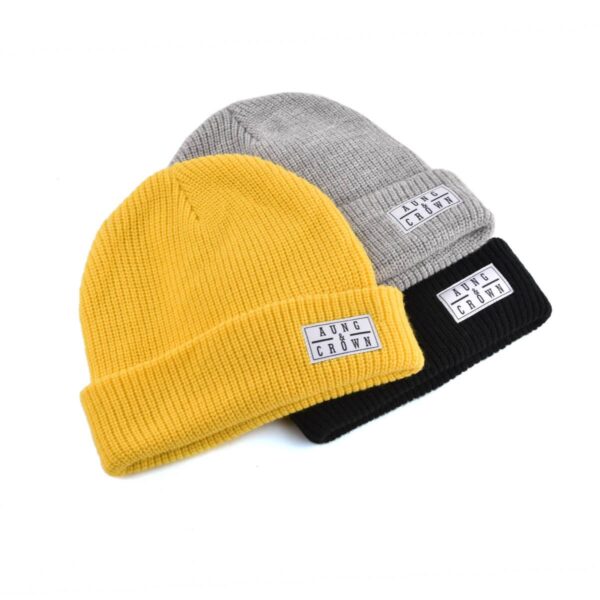 short beanie hat