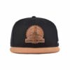 Aung Crown Men's black snapback hat KN2012145