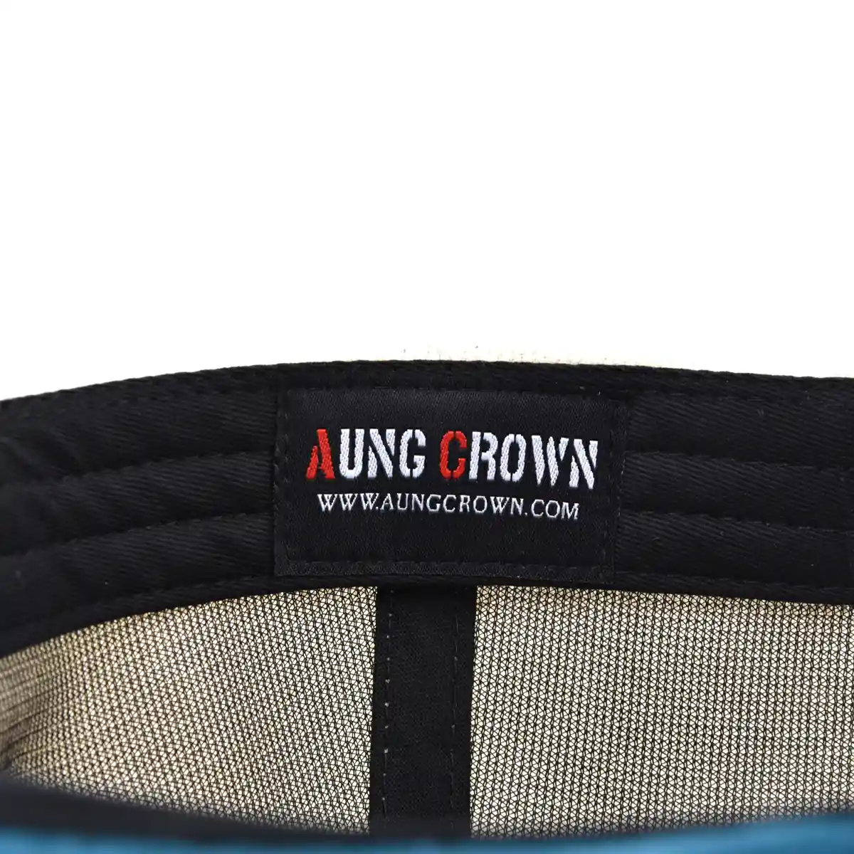Aung Crown beige strapback hat with an inner label on the sweatband KN2102041 Aung Crown beige strapback hat with an inner label on the sweatband KN2102041
