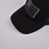 Aung Crown black trucker hat with a curved brim KN2101281