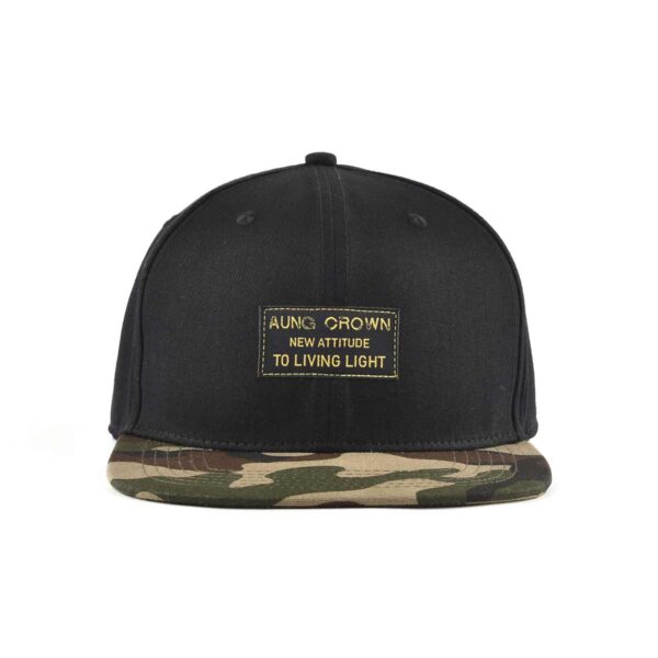 Aung Crown camouflage snapback hat for outdoors KN2012154