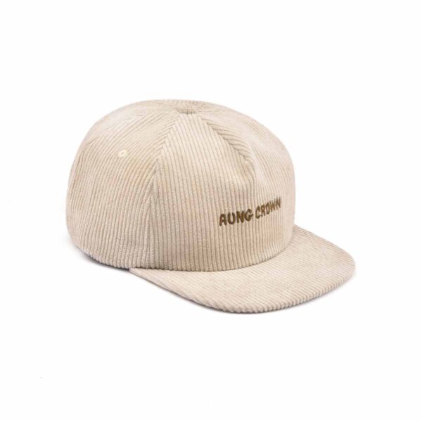 Aung Crown casual beige strapback hat KN2012075