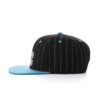 Aung Crown casual classic snapback hat with a blue flat brim SFG-210420-2