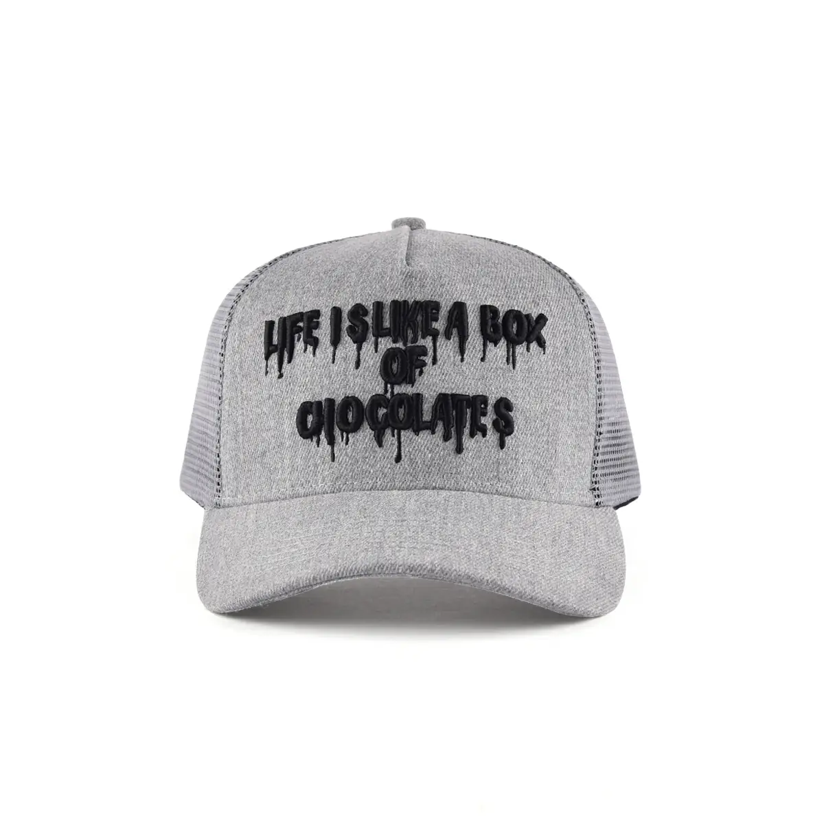 Aung Crown casual gray trucker hat for women and men ACNA2011122