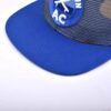 Aung Crown casual men trucker hat with a blue wide and flat brim KN2102042