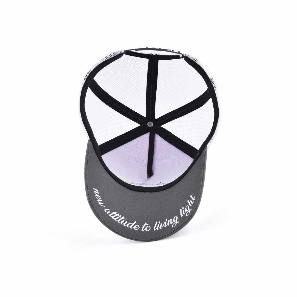 Aung Crown custom embroidery trucker hat at the inner view KN2012103 Aung Crown custom embroidery trucker hat at the inner view KN2012103