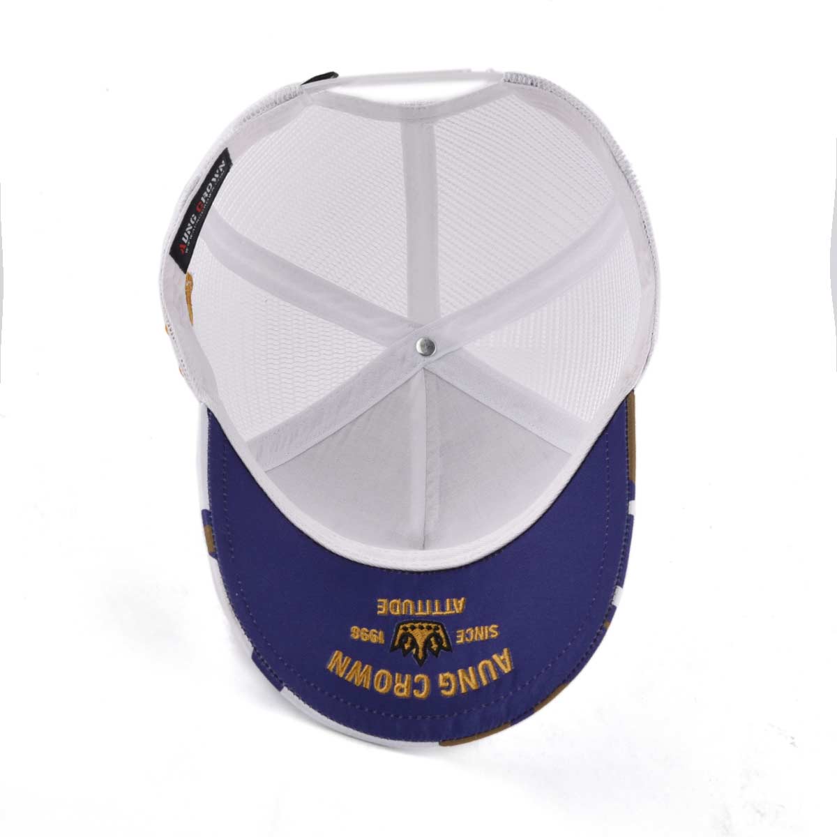 Aung Crown fahsion camouflage trucker hat at the inner view KN2101031 Aung Crown fahsion camouflage trucker hat at the inner view KN2101031