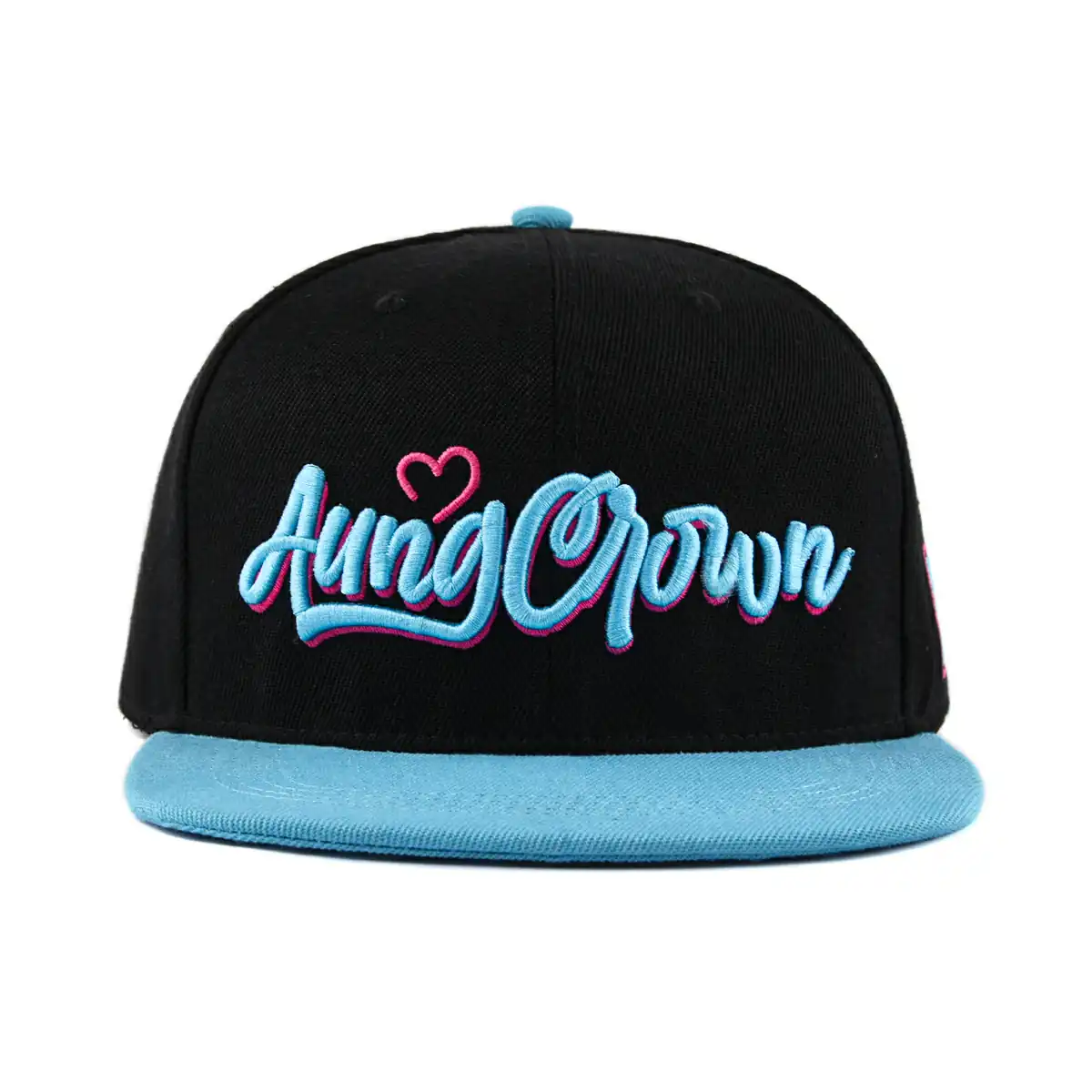 Aung Crown fashion blue black snapback cap for women and men SFG-220402-1 Aung Crown fashion blue black snapback cap for women and men SFG-220402-1