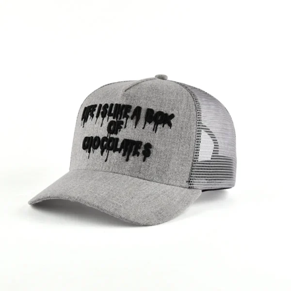 Aung Crown fashion gray trucker hat for women and men ACNA2011122