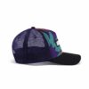 Aung Crown fashion printing trucker hat with a curved brim KN2103191