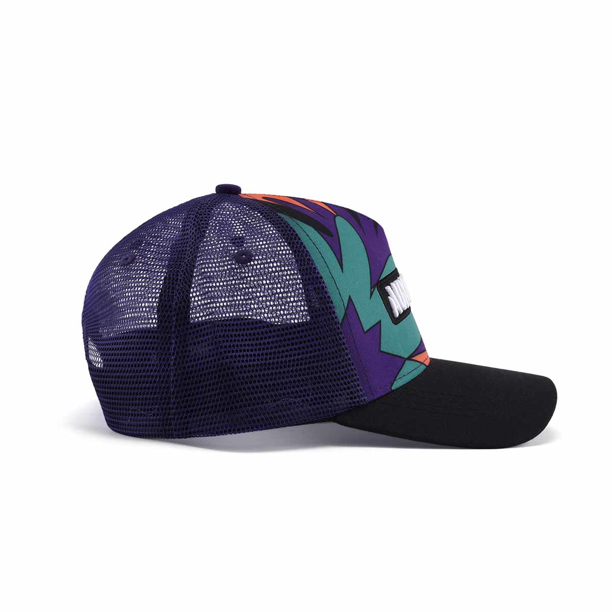 Aung Crown fashion printing trucker hat with a curved brim KN2103191 Aung Crown fashion printing trucker hat with a curved brim KN2103191