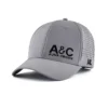 Aung Crown gray custom embroidred trucker hat for women and men KN2012181