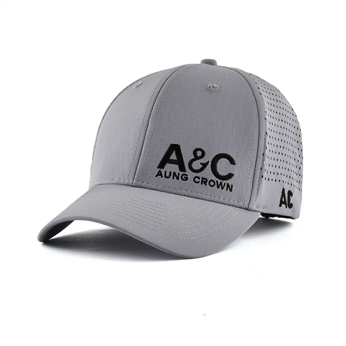 Aung Crown gray custom embroidred trucker hat for women and men KN2012181 Aung Crown gray custom embroidred trucker hat for women and men KN2012181