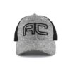 Aung Crown gray embroidered trucker hat KN2012122