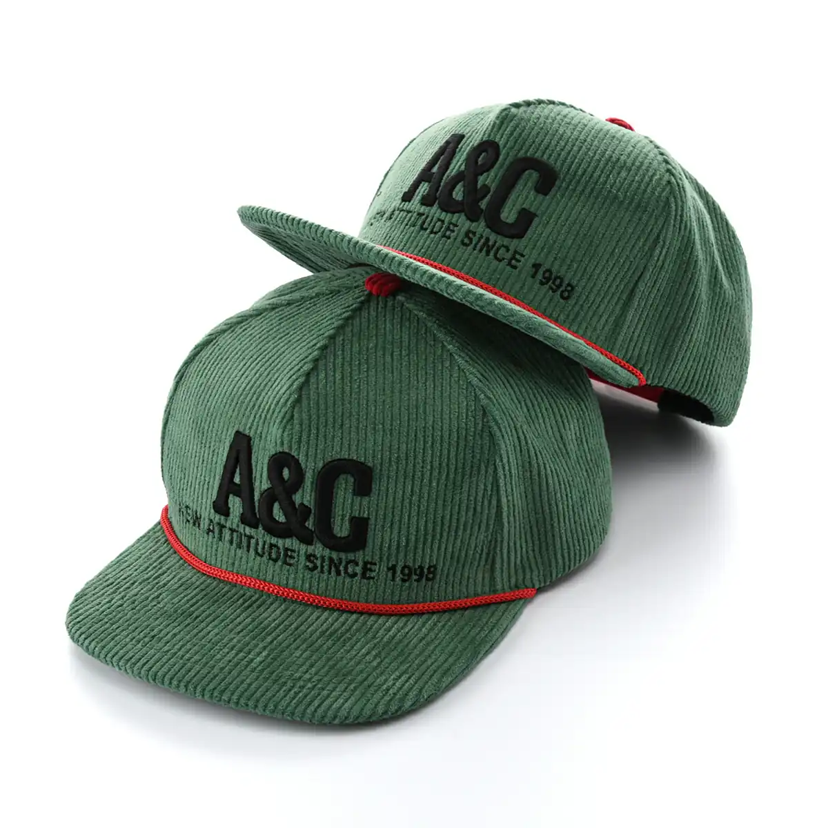 Aung Crown green 5-panel snapback flat cap for women and men SFA-210401-1 Aung Crown green 5-panel snapback flat cap for women and men SFA-210401-1