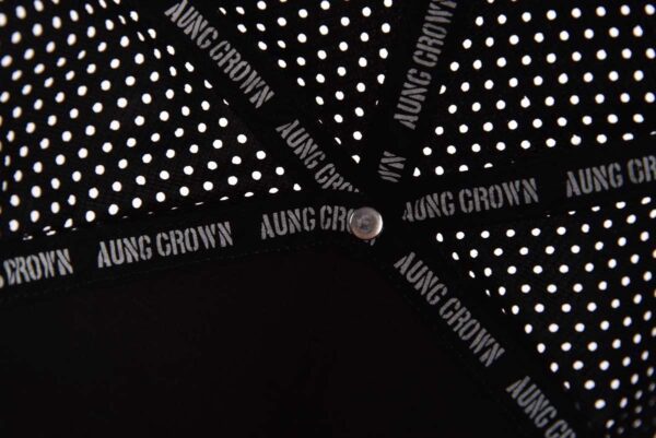 Aung Crown grey trucker hat with inner taping KN2012042