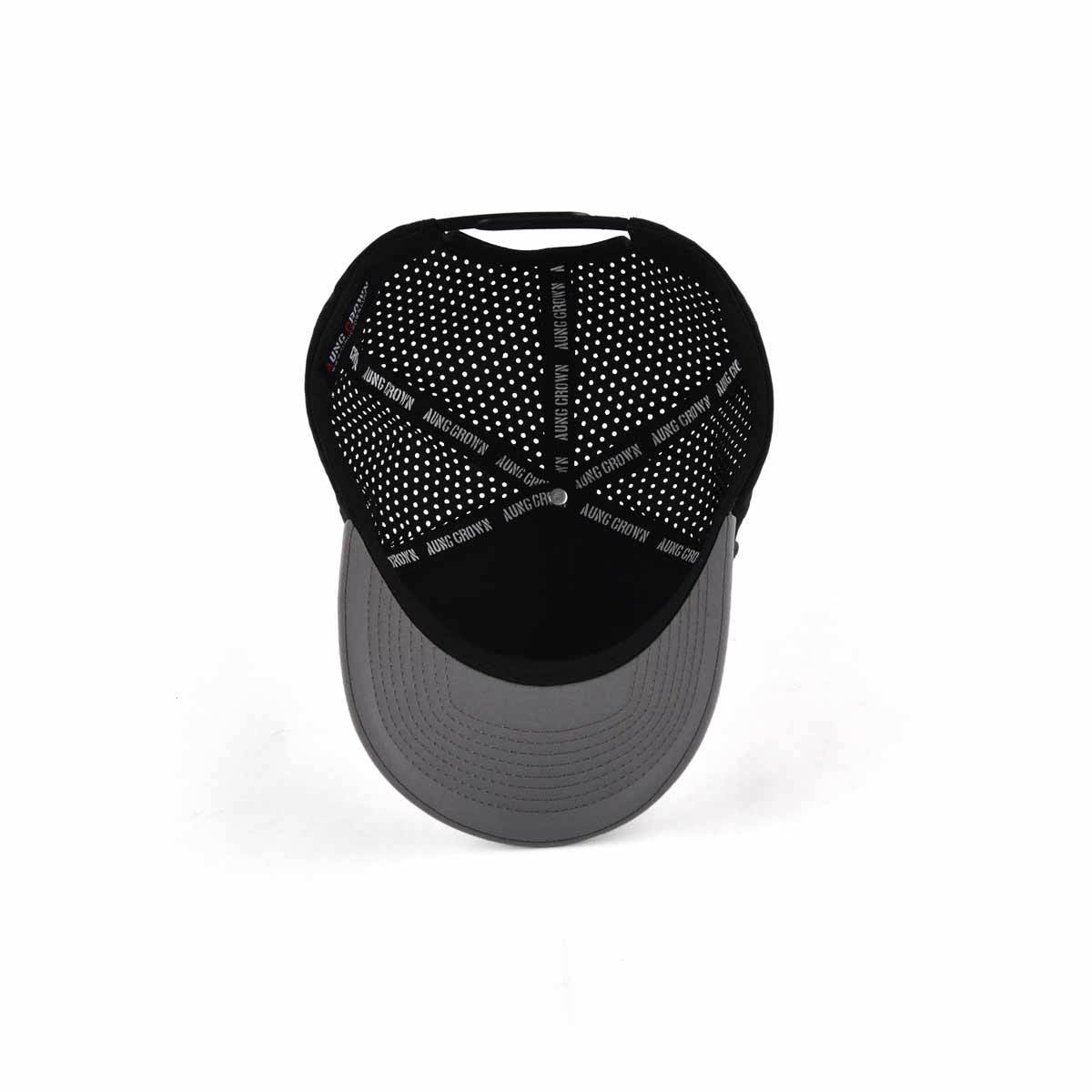 Aung Crown grey trucker hat at the inner view KN2012042 Aung Crown grey trucker hat at the inner view KN2012042