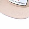 Aung Crown men's 7 panel trucker hat with a flat brim ACNA2011124