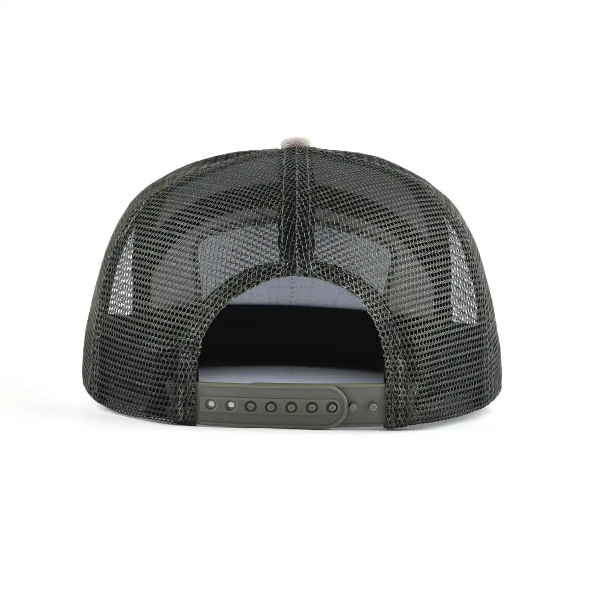 Aung Crown men's 7 panel trucker hat with a plastic snap closure and a mesh back ACNA2011124 Aung Crown men's 7 panel trucker hat with a plastic snap closure and a mesh back ACNA2011124