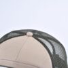 Aung Crown men's 7 panel trucker hat with a top button on the crown ACNA2011124