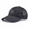 Aung Crown men's colorful trucker hat in black color KN2103011