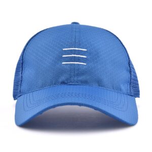 Aung Crown men's colorful trucket hat in blue color KN2103011