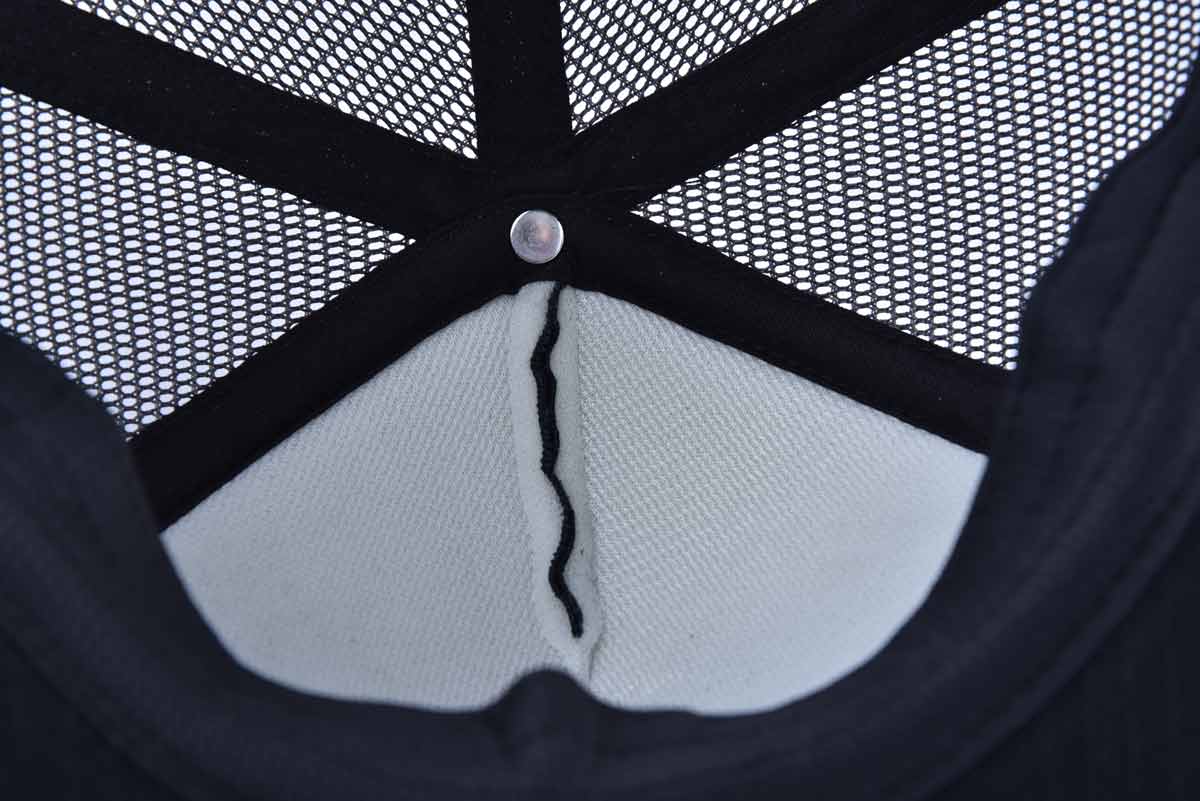 Aung Crown men's flat bill trucker hat at the inner crown view KN2012153 Aung Crown men's flat bill trucker hat at the inner crown view KN2012153