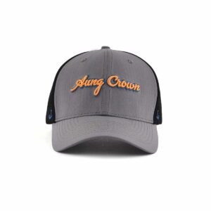 Aung Crown patchwork grey trucker hat for women and men KN2012042