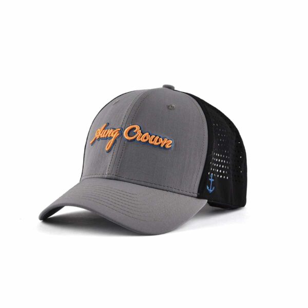 Aung Crown sports grey trucker hat for women and men KN2012042