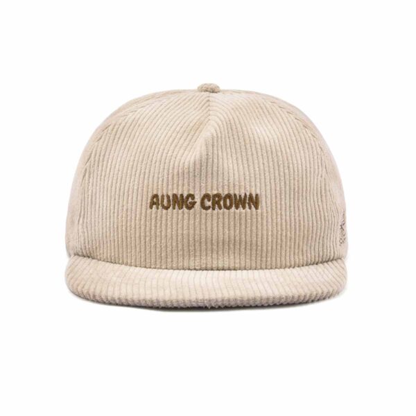 Aung Crown unisex beige strapback hat KN2012075