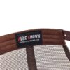 Aung Crown unisex brown trucker hat with an inner label on the sweatband KN2103043