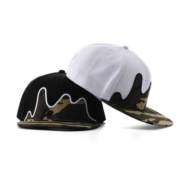 Aung Crown white or black camouflage snapback cap SFG-210316-4