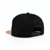 Aung Crown wood grain and black trucker hat mens at the back of the hat KN2102193