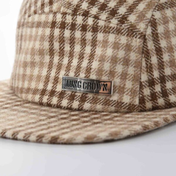 5 panel flat brim hat