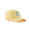 khaki & yellow 5 panel hat