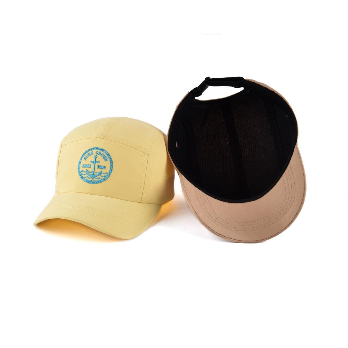 khaki & yellow 5 panel hat khaki & yellow 5 panel hat