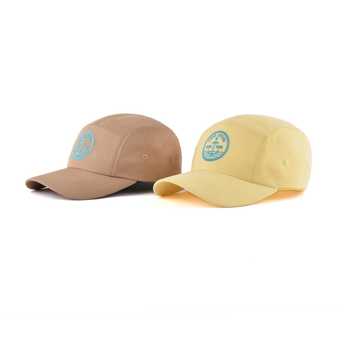 khaki & yellow 5 panel hat khaki & yellow 5 panel hat
