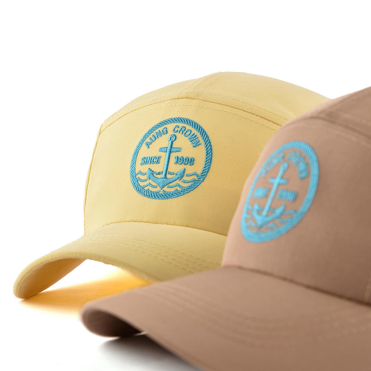 khaki & yellow 5 panel hat khaki & yellow 5 panel hat