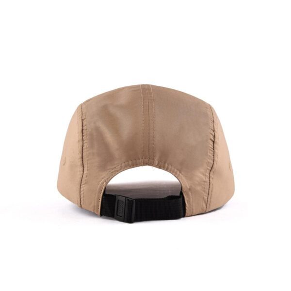 khaki & yellow 5 panel hat