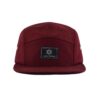 5 panel flat bill hat