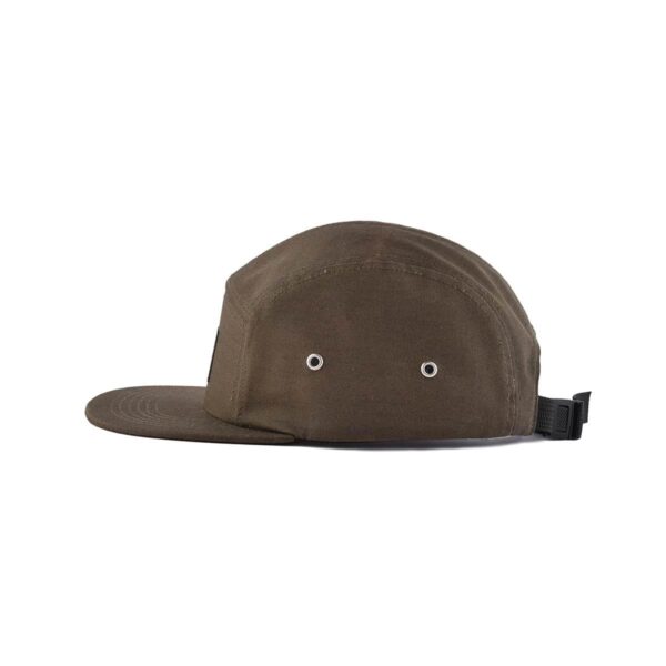 5 panel flat bill hat