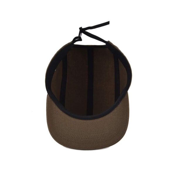 5 panel flat bill hat