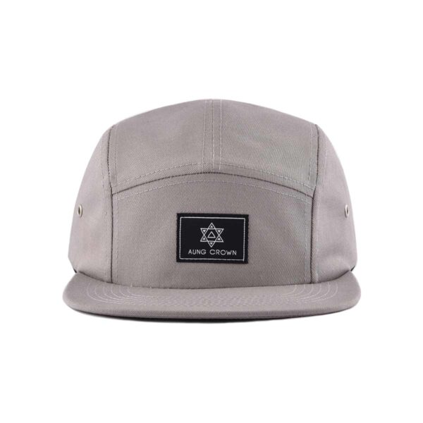 5 panel flat bill hat