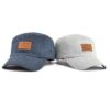 denim 5 panel hat