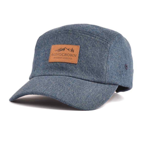 denim 5 panel hat