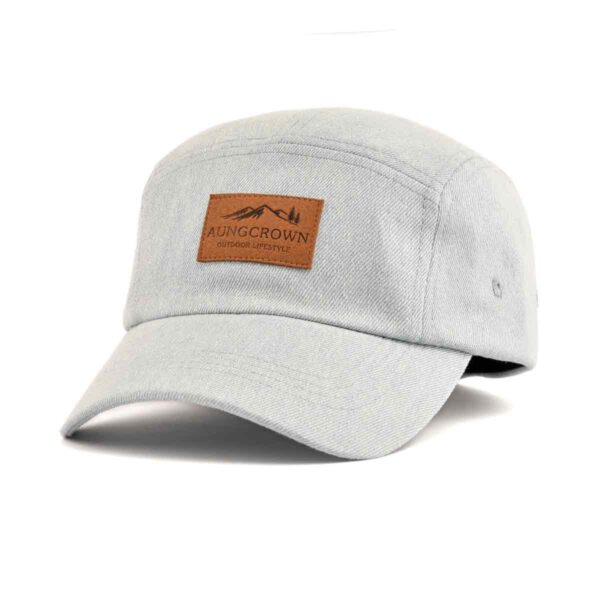 denim 5 panel hat