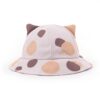 Aung Crown cute kid anime bucket hat with a short narrow brim at the front side KN2102043